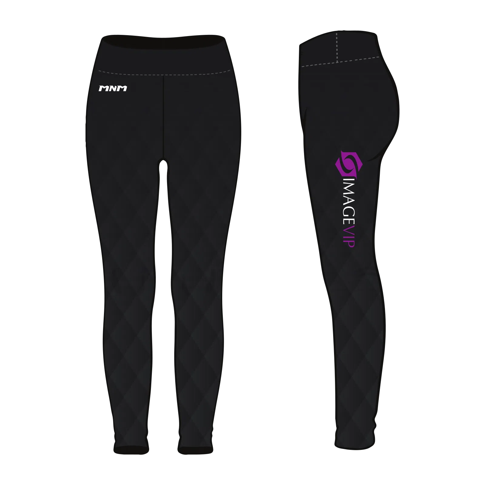 Front of men's Basic Tee in black.