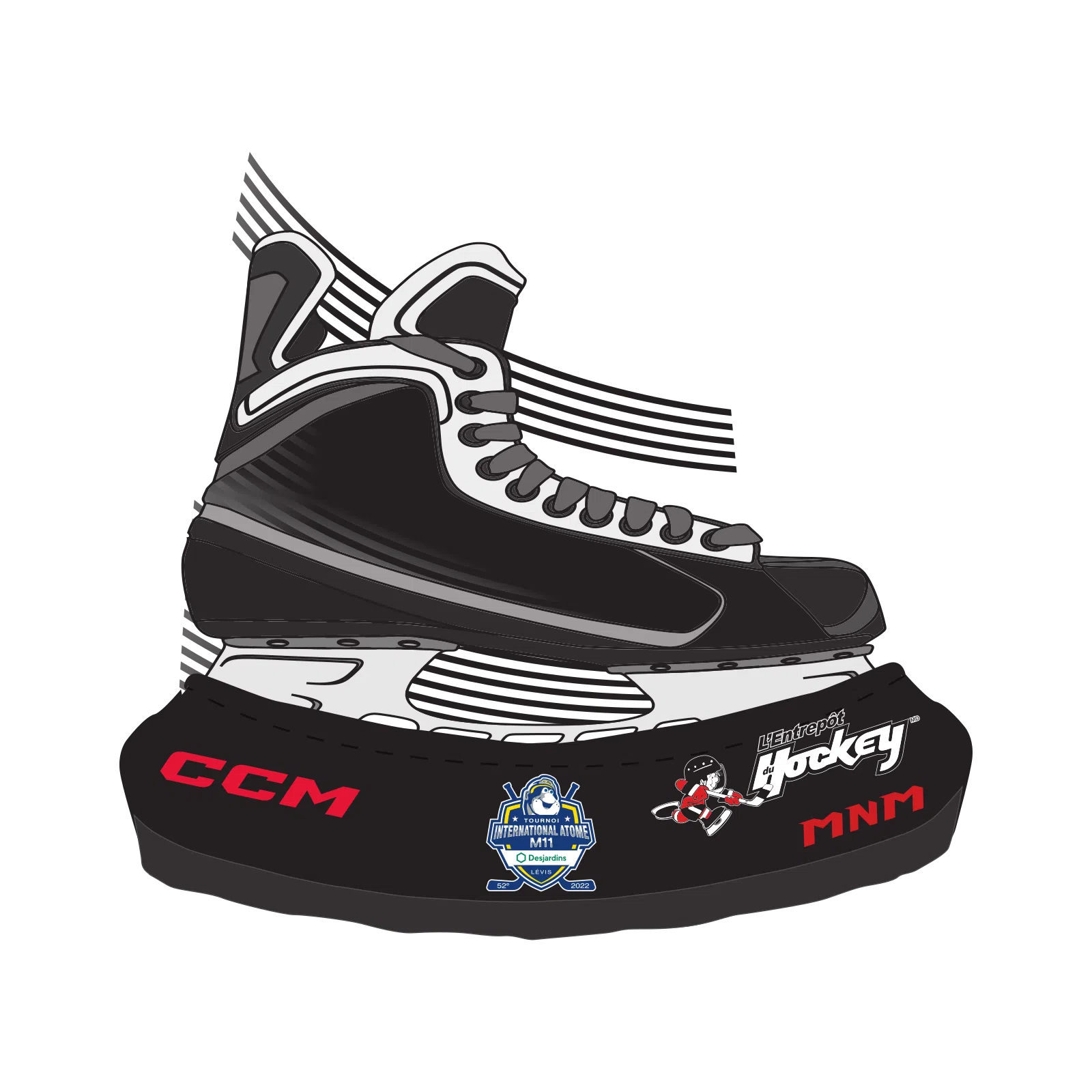 Front of men's Basic Tee in black.