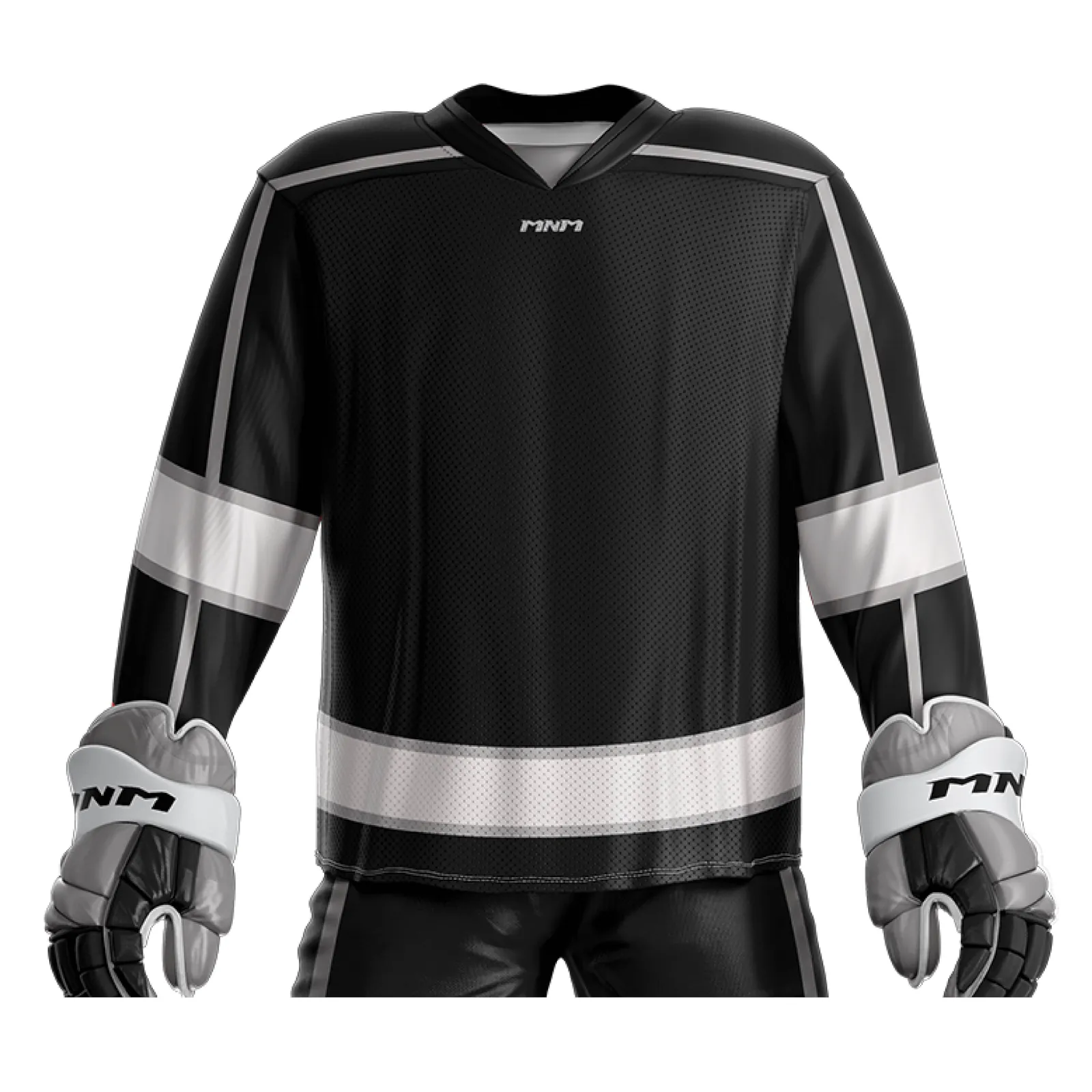 Front of men's Basic Tee in black.